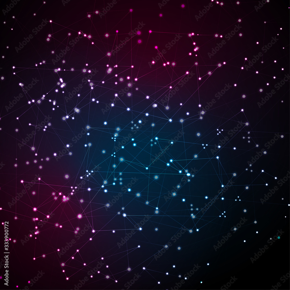 Abstract futuristic communication neon low poly background. Vector technology design Abstract futuristic communication neon low poly background. Vector technology design