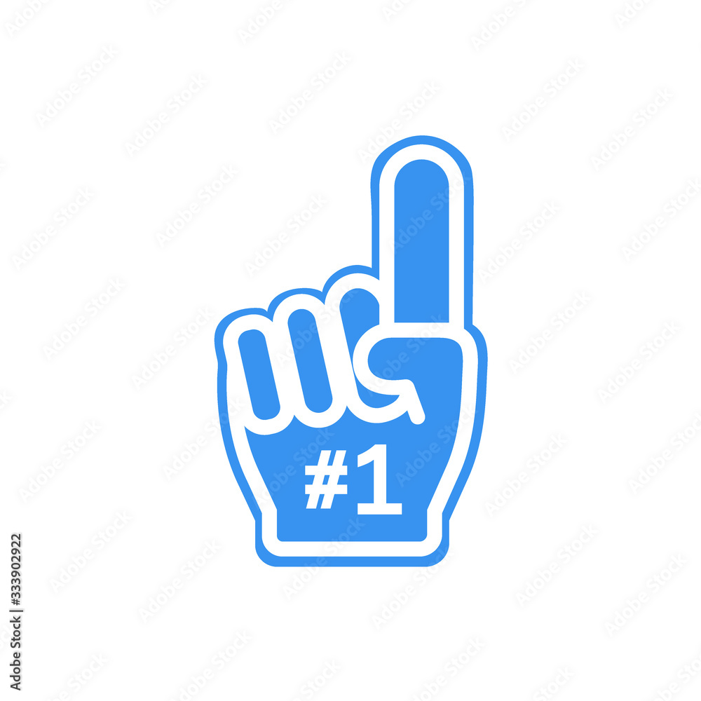 Fan Number One - Vector Illustration Fan Number One - Vector Illustration