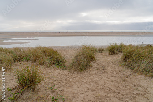 Agon-Coutainville  France - 12 30 2018  Pointe d Agon Beach