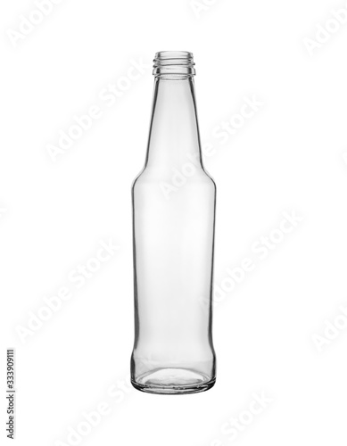 Wallpaper Mural Empty transparent glass jar isolated on white Torontodigital.ca