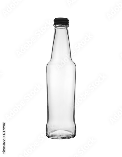 Wallpaper Mural Empty transparent glass jar isolated on white Torontodigital.ca