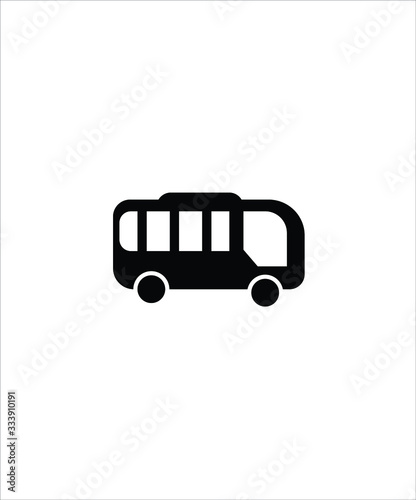 bus flat icon,vector best flat design icon.