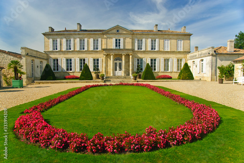 Chateau Branaire-Ducru vineyard in region Medoc, France