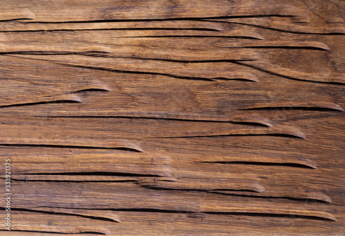 Wood Board carving. Wooden pattern Handmade. Oak wood texture background. 