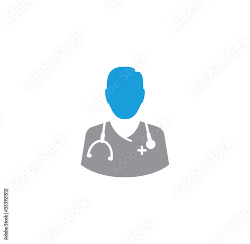 Quarantine related icon on background for graphic and web design. Creative illustration concept symbol for web or mobile app