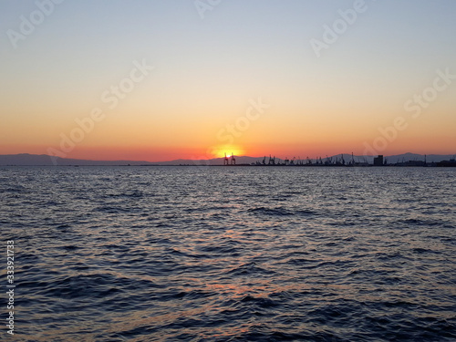 The sea in Thessaloniki