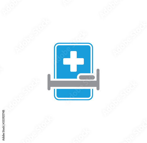 Quarantine related icon on background for graphic and web design. Creative illustration concept symbol for web or mobile app