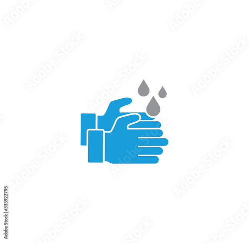 Quarantine related icon on background for graphic and web design. Creative illustration concept symbol for web or mobile app