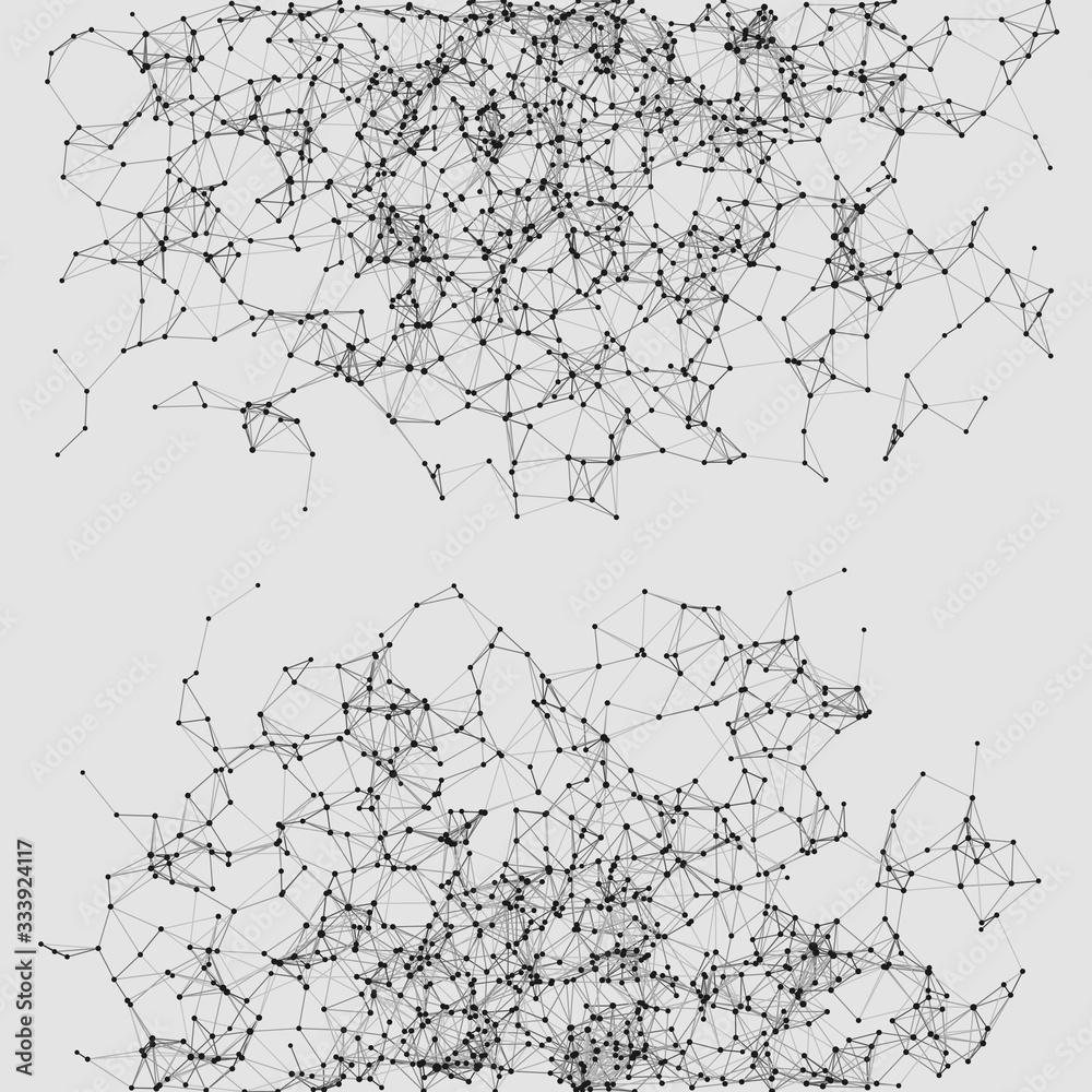 Network Mesh Random Procedural Art background illustration Network Mesh Random Procedural Art background illustration