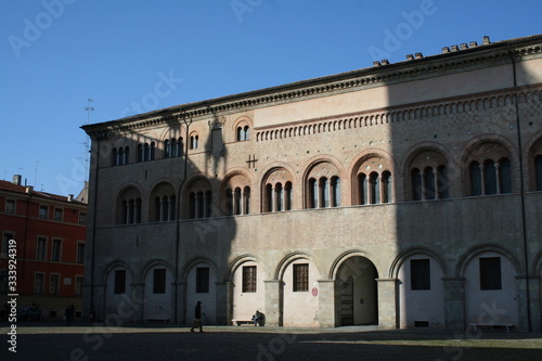 Parma, Italy, palace Vescovado near duomo