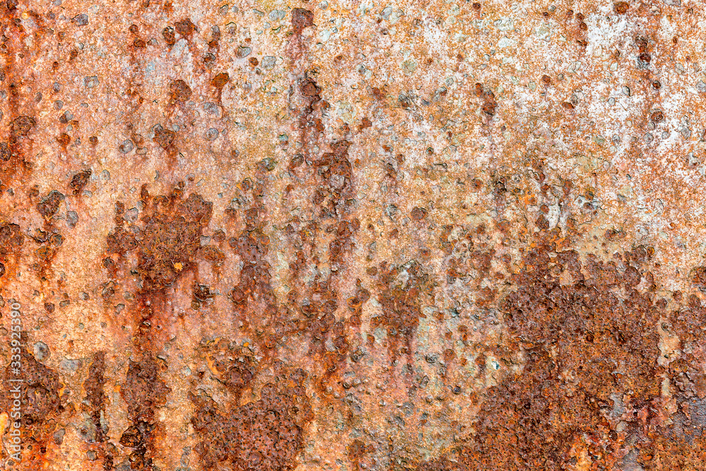 Rusty piece of metal plate. Rusty piece of metal plate.