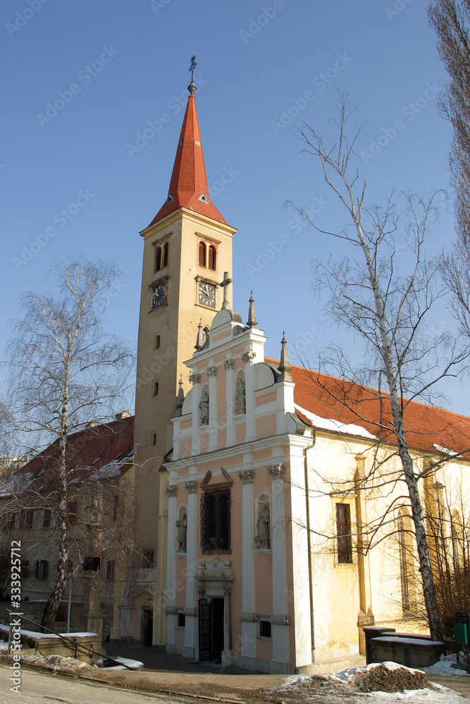Obraz premium Church of the Assumption of the Virgin Mary in Remete, Zagreb, Croatia