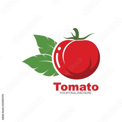 fresh tomato vector illustration design