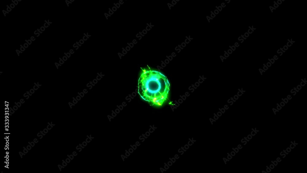 Flash Fx Comic Dynamic Action Patterns/ 4k animation of a comic cartoon 2d energy effect with posterized electric shape patterns