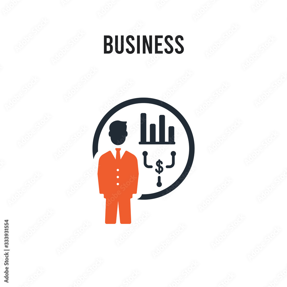 Business vector icon on white background. Red and black colored Business icon. Simple element illustration sign symbol EPS Business vector icon on white background. Red and black colored Business icon. Simple element illustration sign symbol EPS