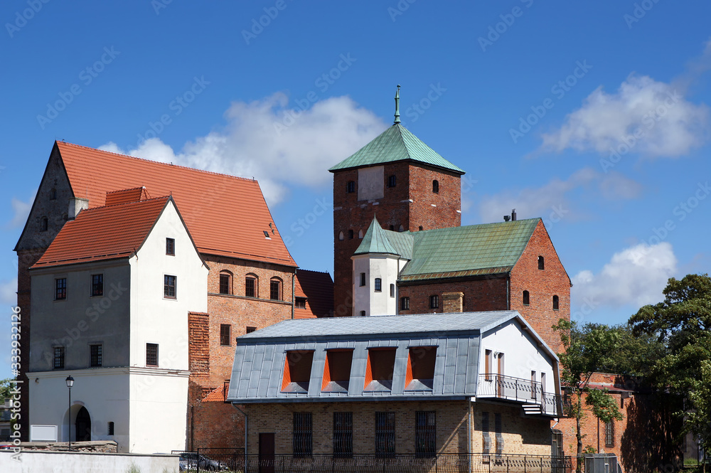 Fototapeta premium Medieval castle in Darlowo, Poland.