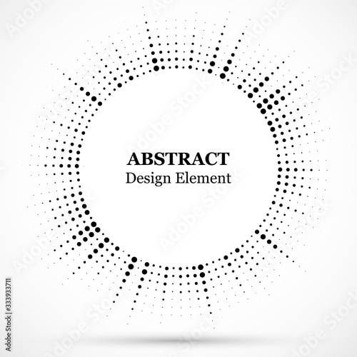 Abstract dotted halftone mo...