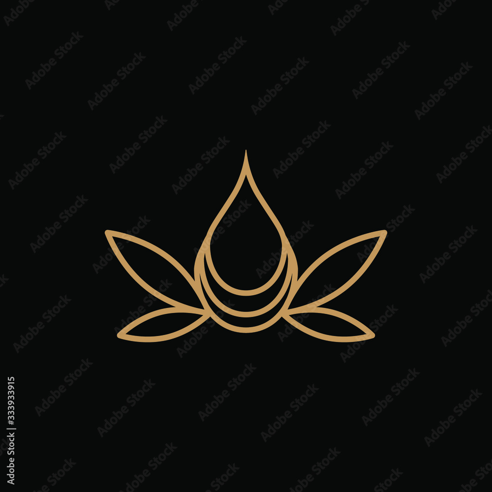 abstract cannabis logo design for your brand