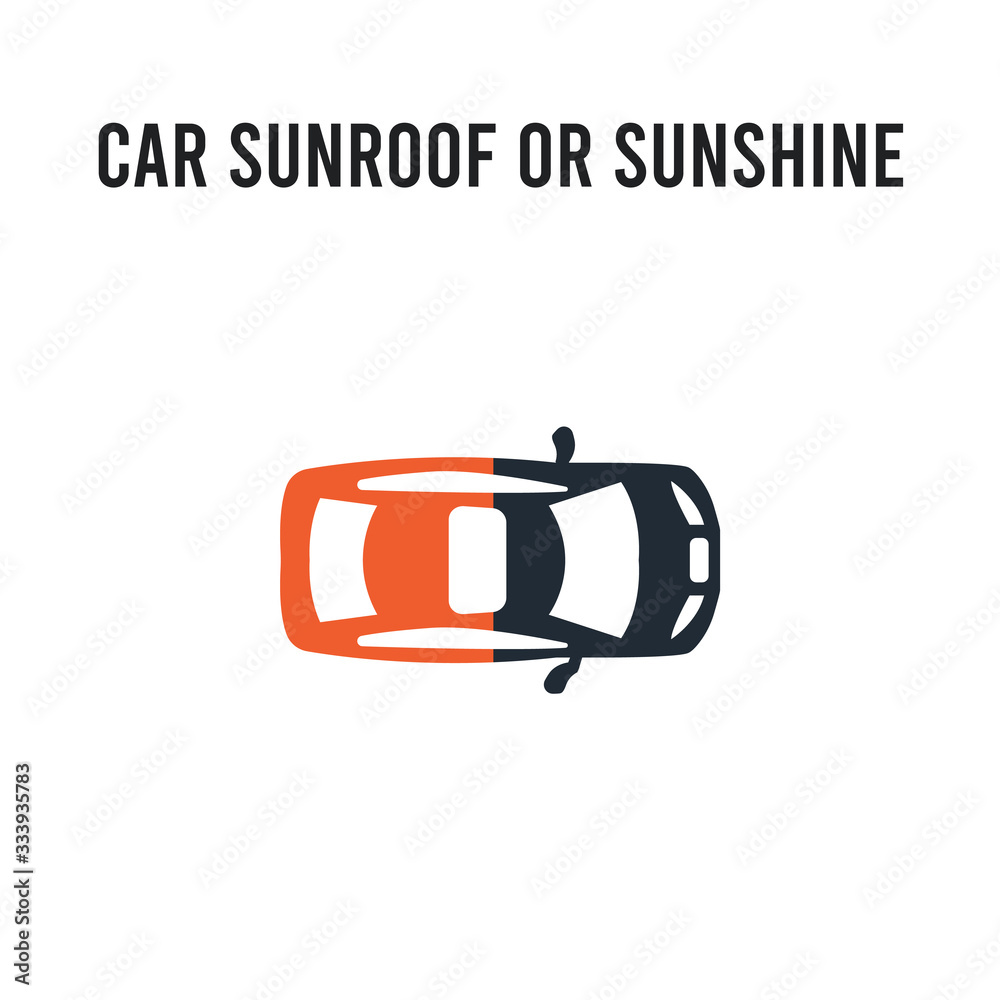 car sunroof or sunshine roof vector icon on white background. Red and black colored car sunroof or sunshine roof icon. Simple element illustration sign symbol EPS car sunroof or sunshine roof vector icon on white background. Red and black colored car sunroof or sunshine roof icon. Simple element illustration sign symbol EPS