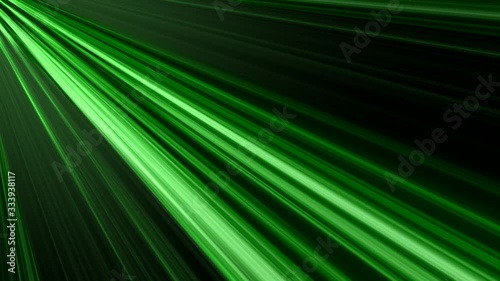 Green Diagonal Anime Speed Lines. Anime motion background.