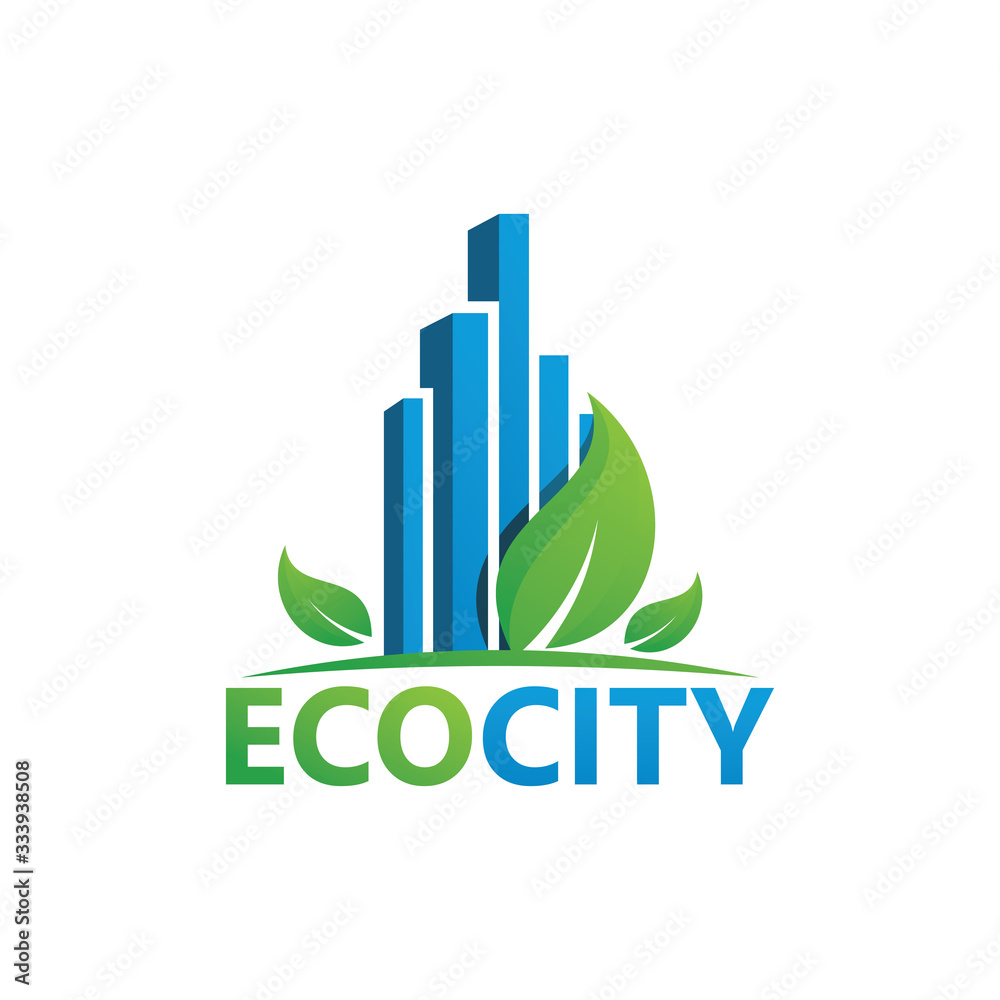 Eco City Logo Template Design
