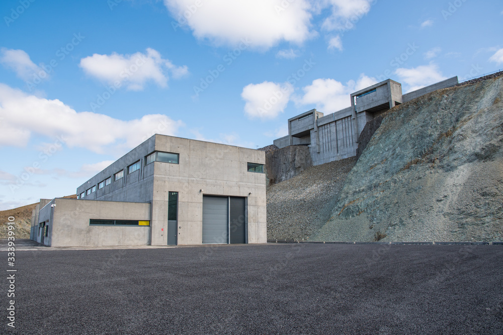 Budarhals hydroelectric power plant in Iceland