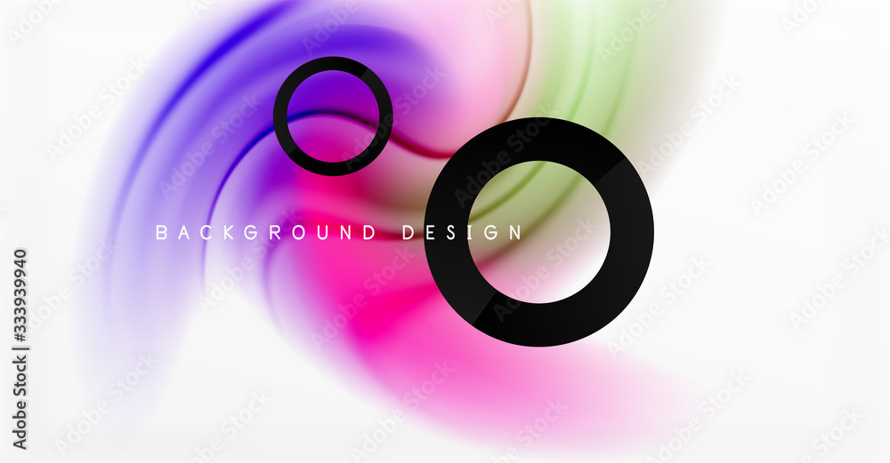 Abstract background, fluid mixing gradient liquid style colors composition. Vector Illustration For Wallpaper, Banner, Background, Card, Book Illustration, landing page