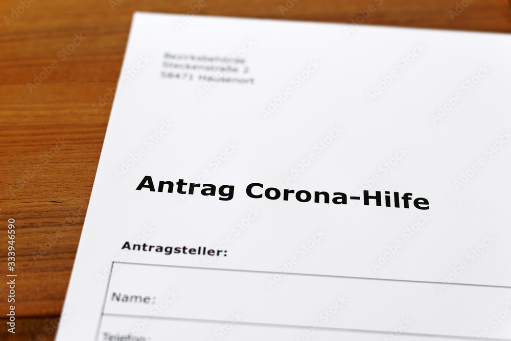 Antrag Corona-Hilfe Antrag Corona-Hilfe