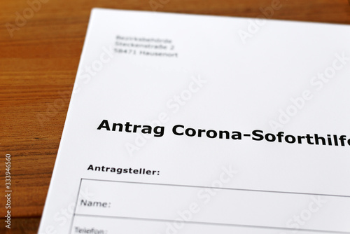 Antrag Corona-Soforthilfe