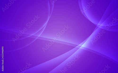 Abstract, Geometrical Purple and Violet Background with Shiny Lines, Curves and Glowing Effects. Futuristic, Magical Texture. 