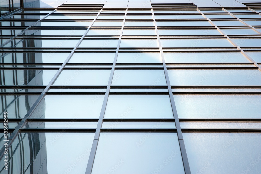 Abstract texture and blue glass facade in modern office building. Abstract texture and blue glass facade in modern office building.