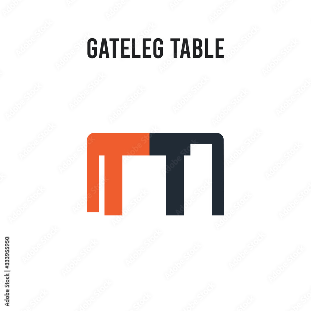 gateleg table vector icon on white background. Red and black colored gateleg table icon. Simple element illustration sign symbol EPS gateleg table vector icon on white background. Red and black colored gateleg table icon. Simple element illustration sign symbol EPS
