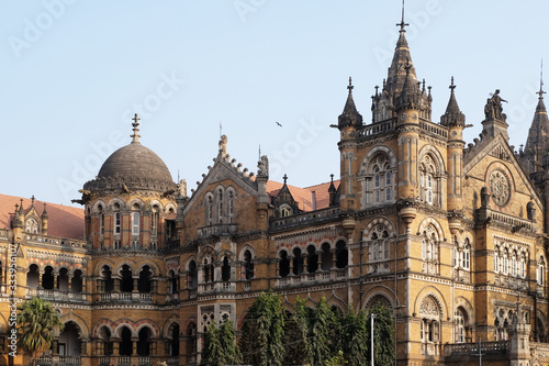 Victoria Station (Chatrapati Shivaji terminal) in Mumbai, India © zatletic