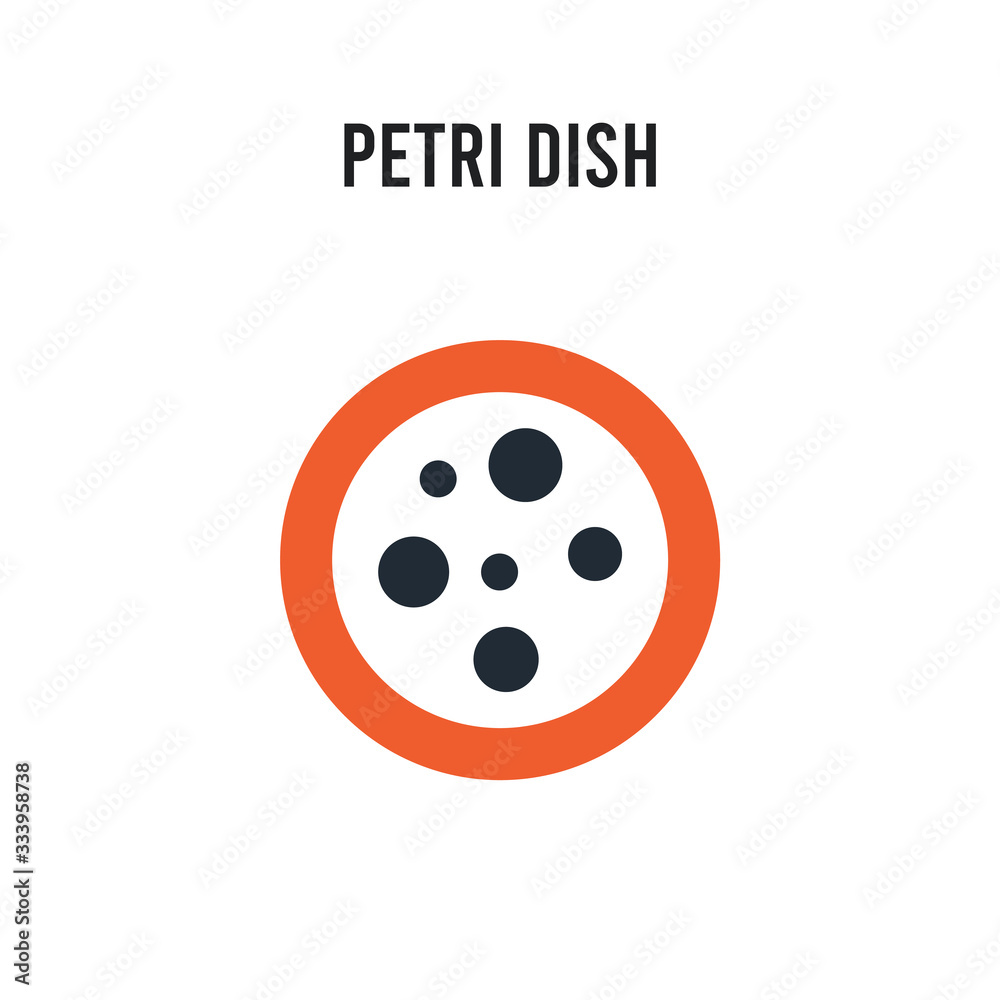 Petri dish vector icon on white background. Red and black colored Petri dish icon. Simple element illustration sign symbol EPS Petri dish vector icon on white background. Red and black colored Petri dish icon. Simple element illustration sign symbol EPS