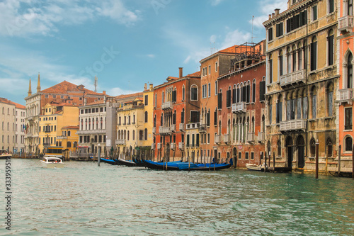 Beautiful view of street of Venice. View of Grand Canal