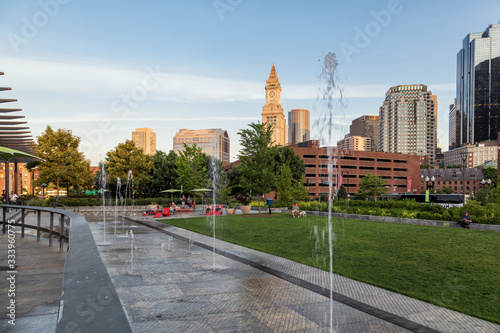 Rose Kennedy Greenway Park in Boston