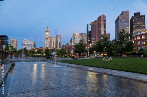 Rose Kennedy Greenway Park in Boston photo