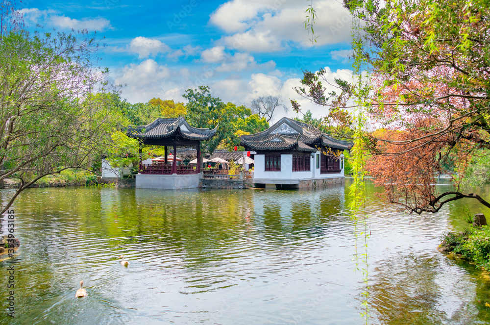 Garden scenery of Guyi Garden, Shanghai, China