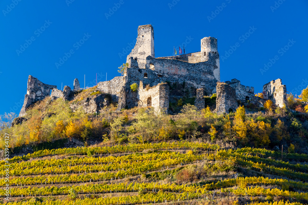 Ruins of Senftenberg, Krems-Land District, Lower Austria, Austria