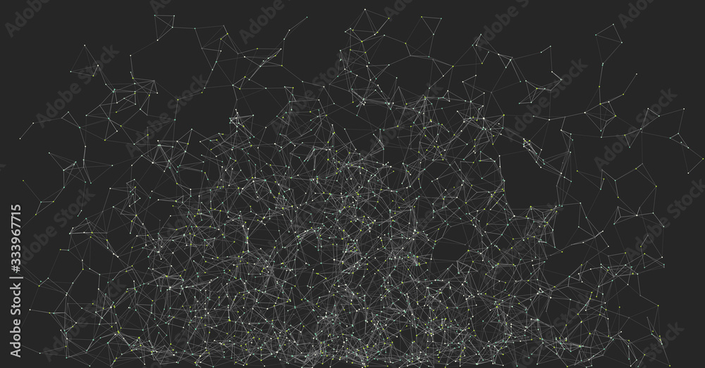 Network Mesh Random Procedural Art background illustration Network Mesh Random Procedural Art background illustration