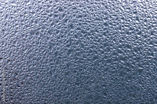 Abstract dark moisture condensate macro background