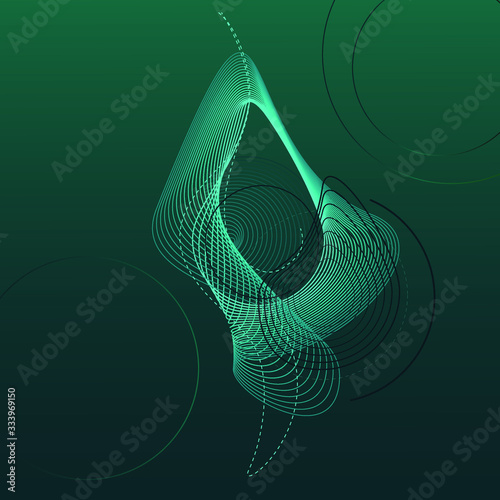 Vector with wave pattern for book cover, banners, flyers, posters.