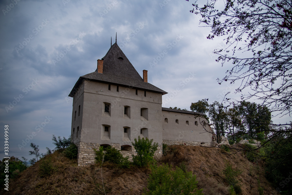 the old Galician castle of the 13th-17th centuries in the city of Halych in Ukraine