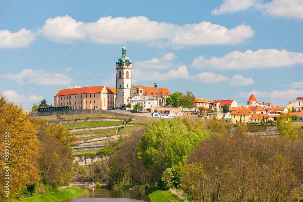 Melnik Castle with Vltava river, Czech Republic