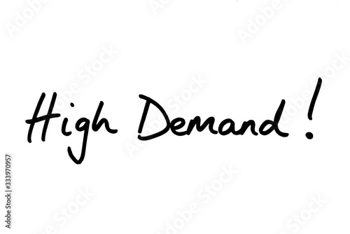 High Demand!