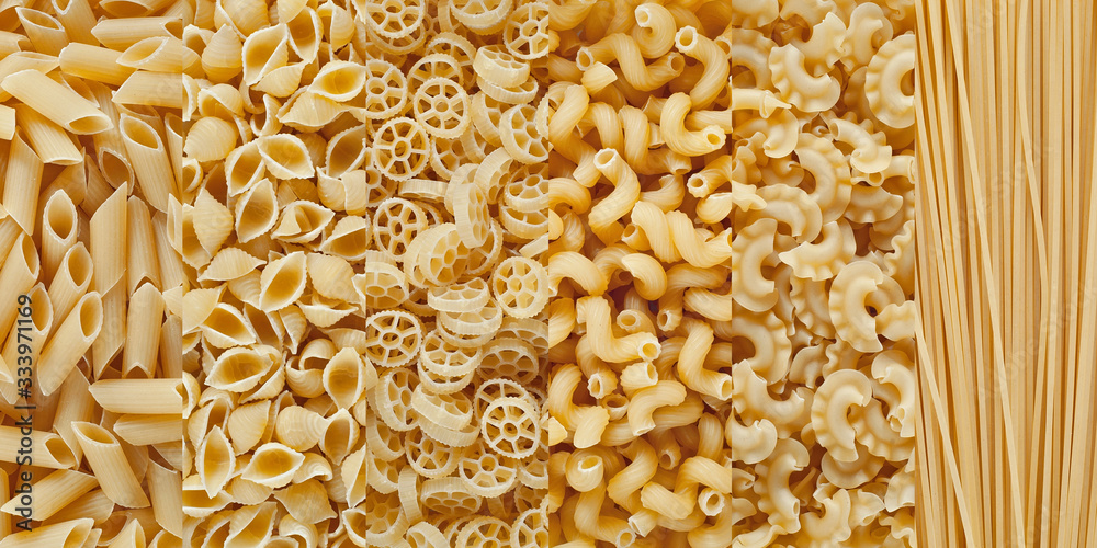 Pasta texture. Many yellow pasta are piled on the pile. Pasta texture. Many yellow pasta are piled on the pile.