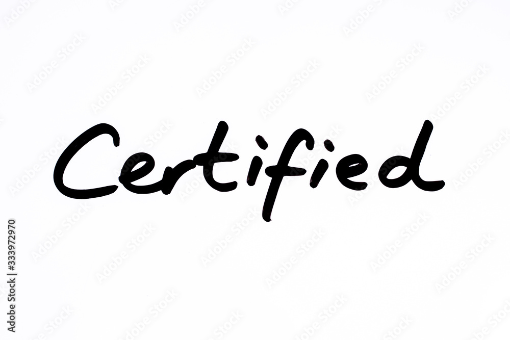 Certified