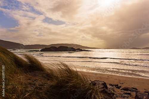 Irish landscape. Ireland. caherdaniel. Kerry ring. Iveragh peninsula. Derrynane beach