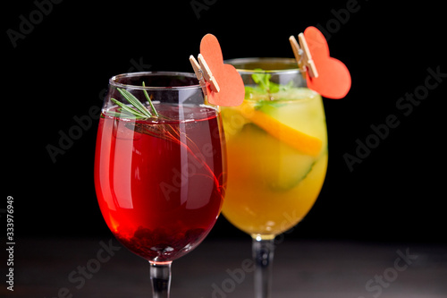 tasty cocktails for Valentine's Day