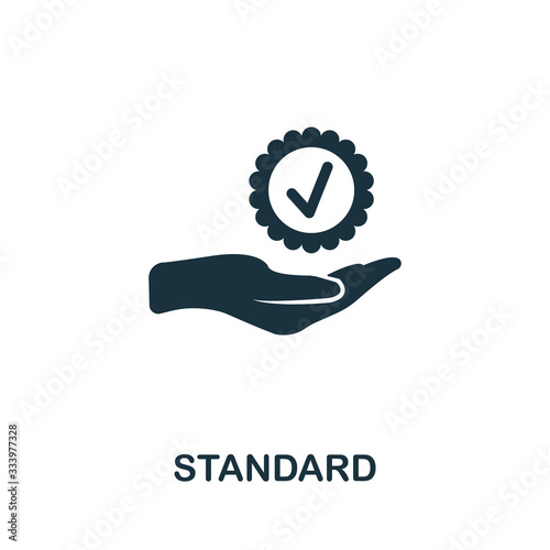 Standard icon. Simple element from audit collection. Filled Standard icon for templates, infographics and more